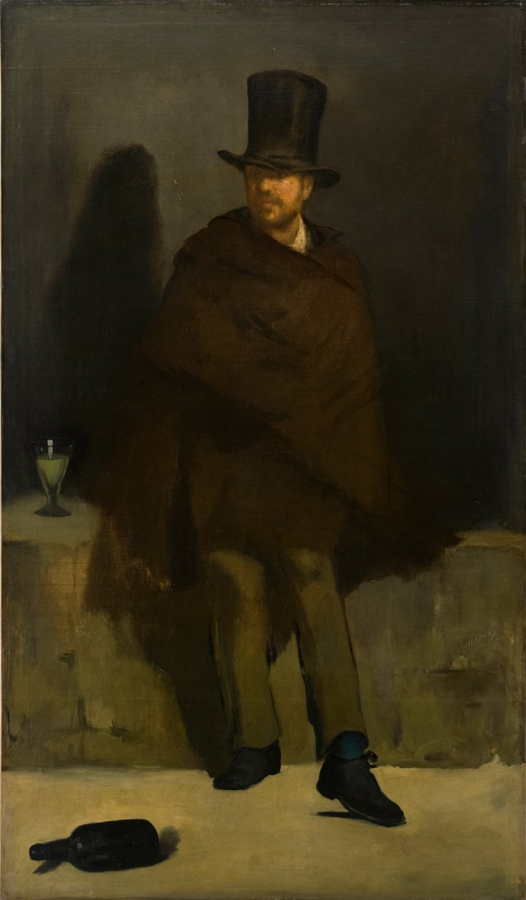 O bebedor de absinto de Édouard Manet
