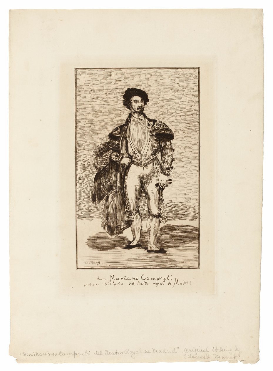 O Bailarino (Don Mariano Camprubi) de Édouard Manet