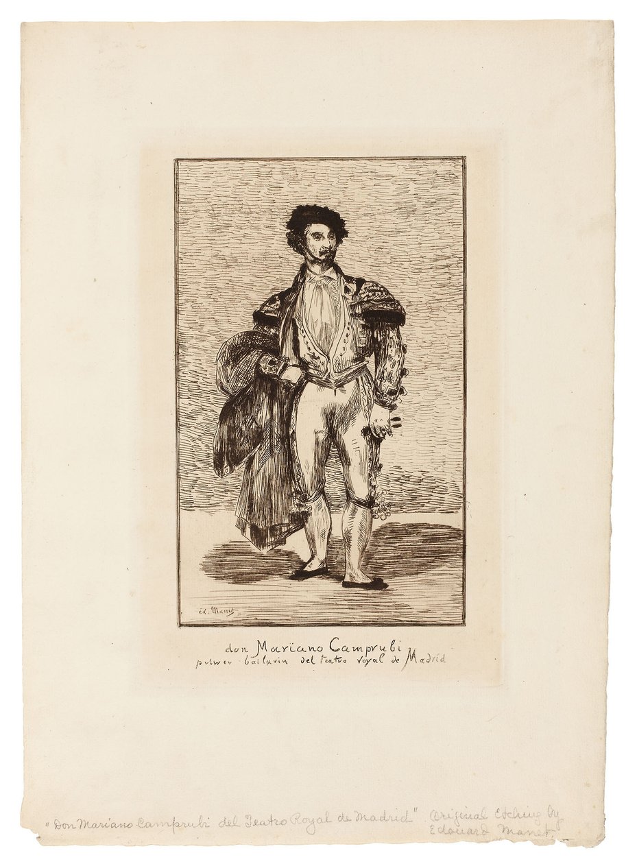 O Bailarino (Don Mariano Camprubi) de Édouard Manet