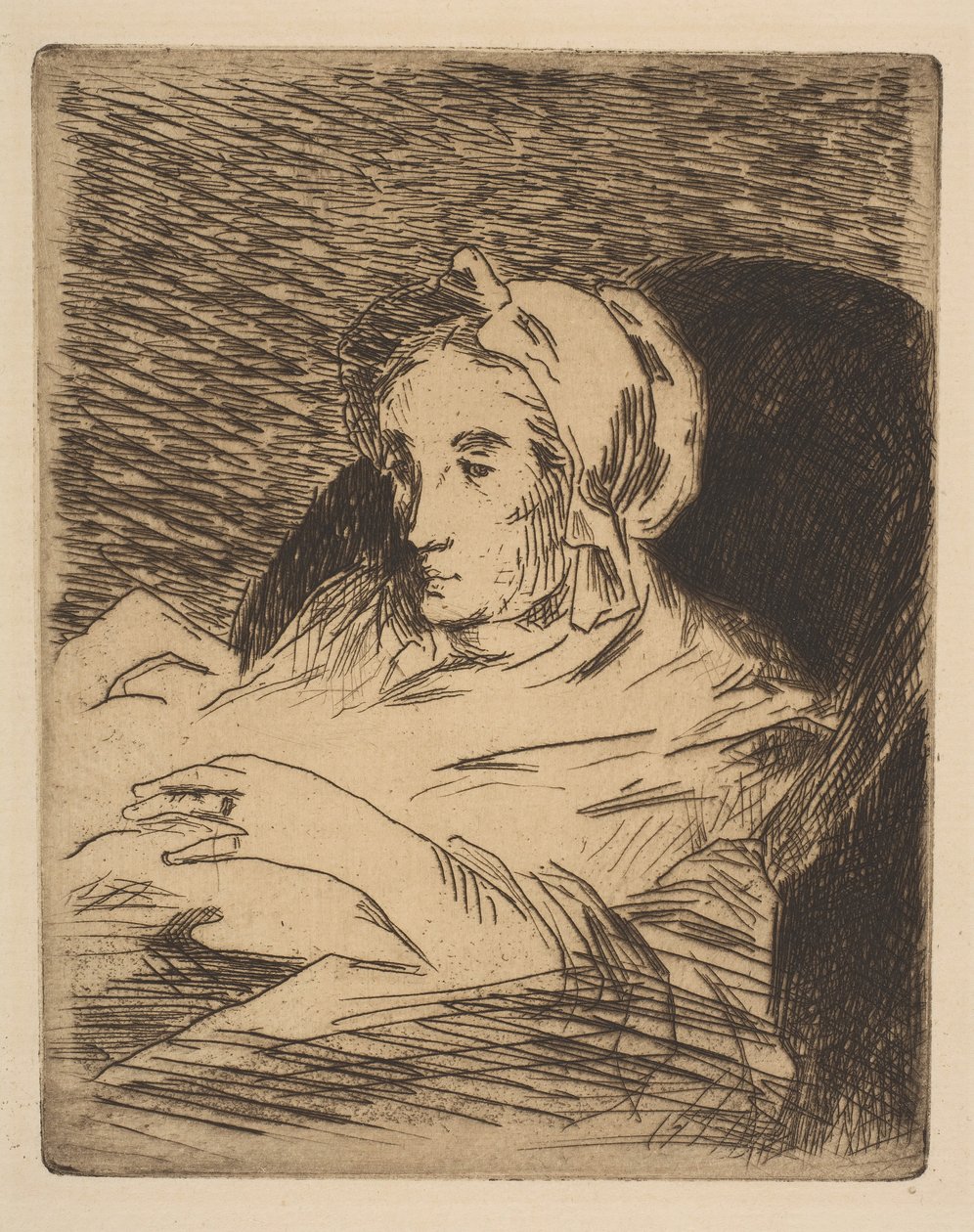 O convalescente Suzanne Manet, 1879-81. de Édouard Manet