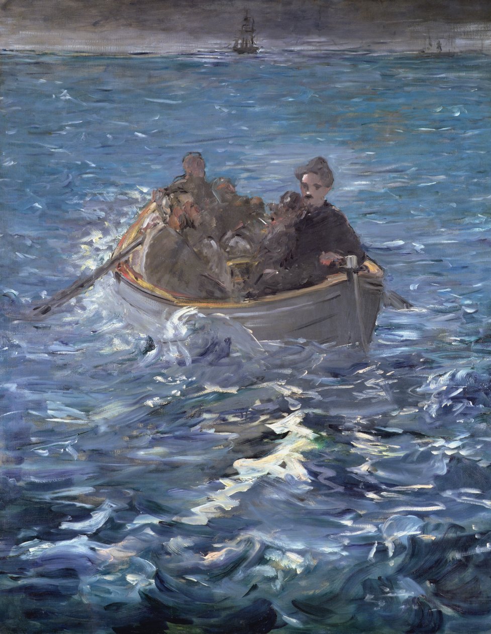 A fuga de Henri de Rochefort (1831-1915) 1874 de Édouard Manet
