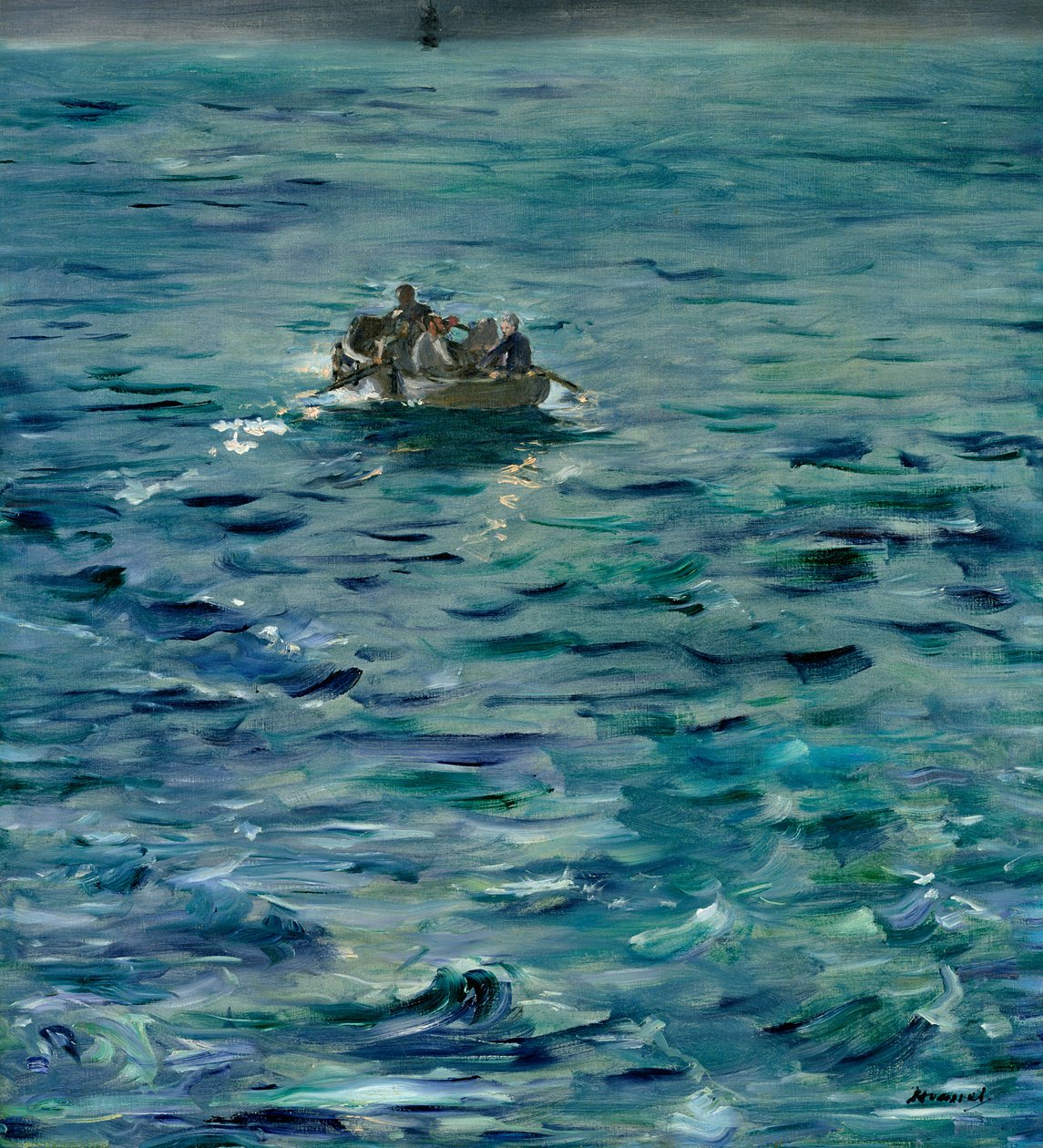 A fuga de Henri de Rochefort (1831-1915) 20 de março de 1874, 1880-1881 de Édouard Manet