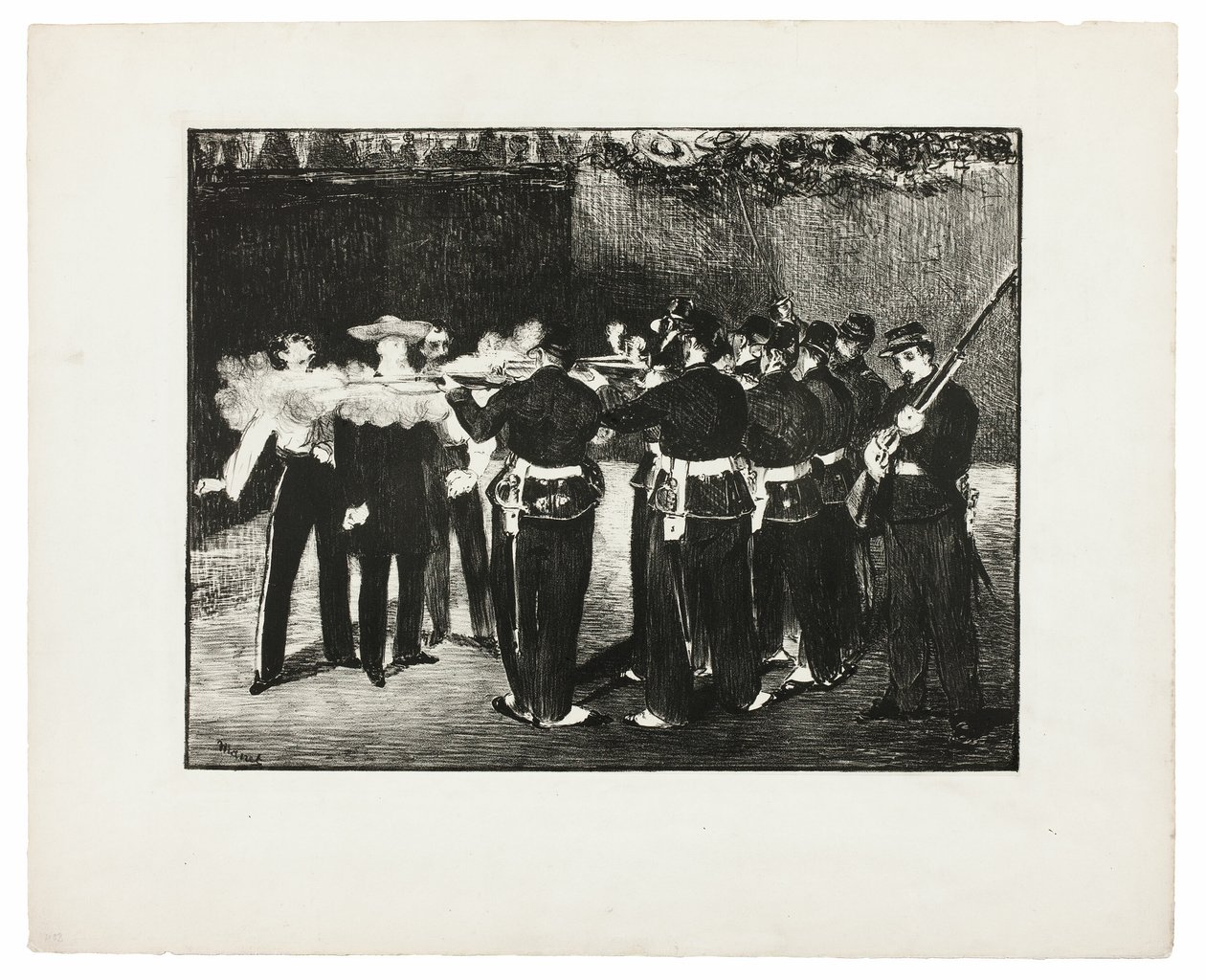 A execução de Maximiliano de Édouard Manet