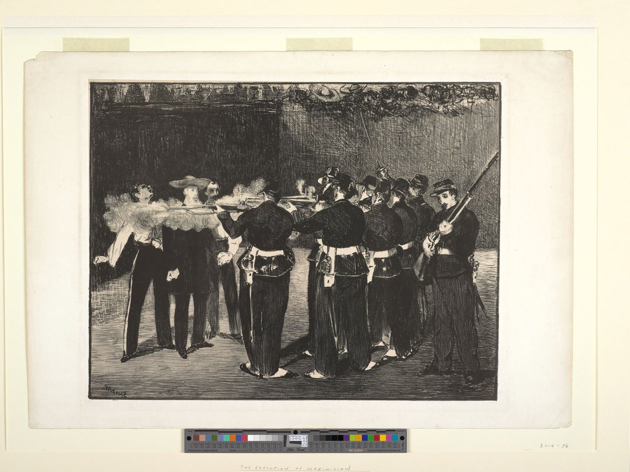 A execução de Maximiliano de Édouard Manet