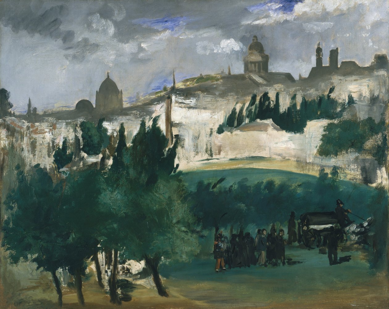 O Funeral, c. 1867. de Édouard Manet