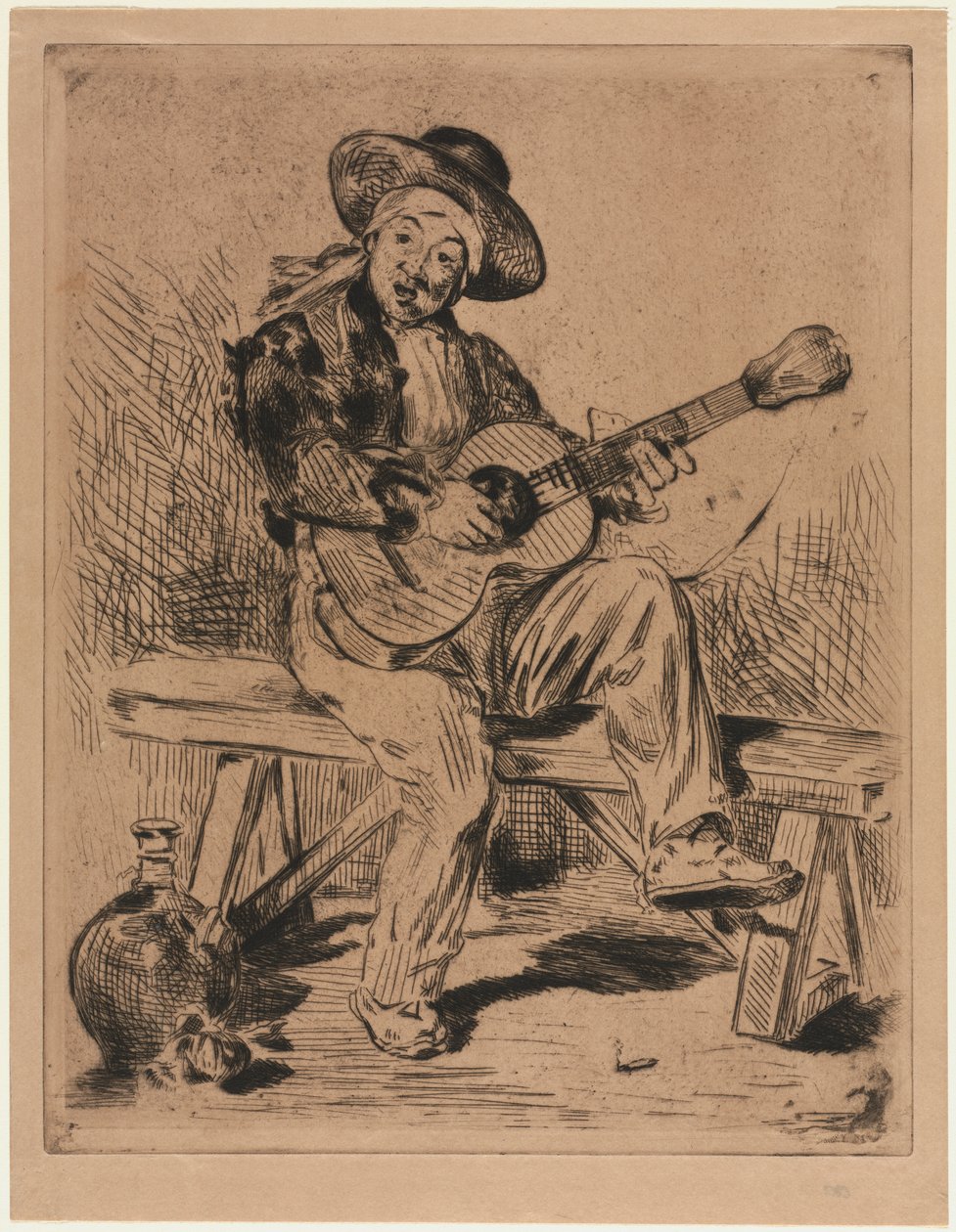 O guitarrista de Édouard Manet