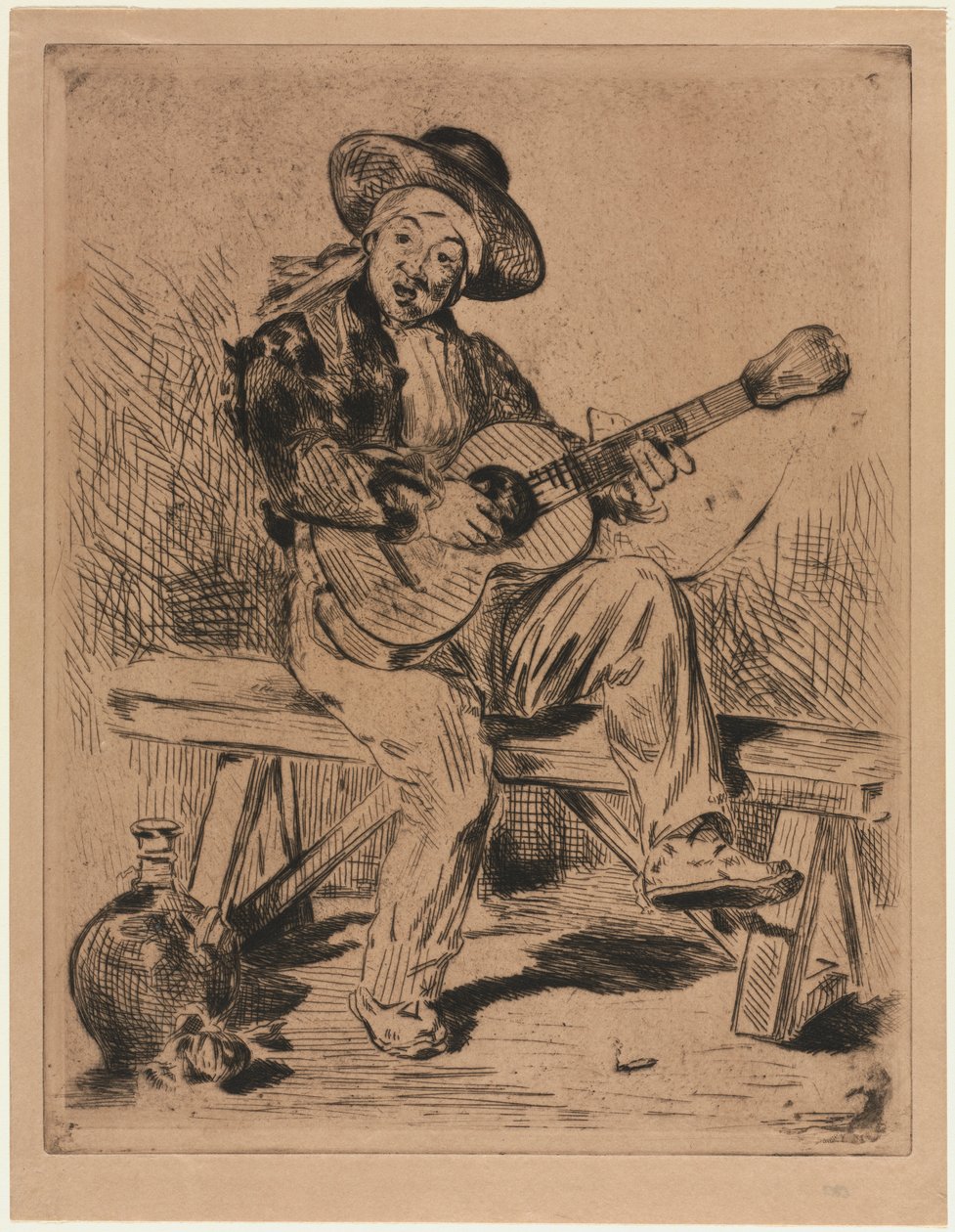 O guitarrista, 1861. de Édouard Manet
