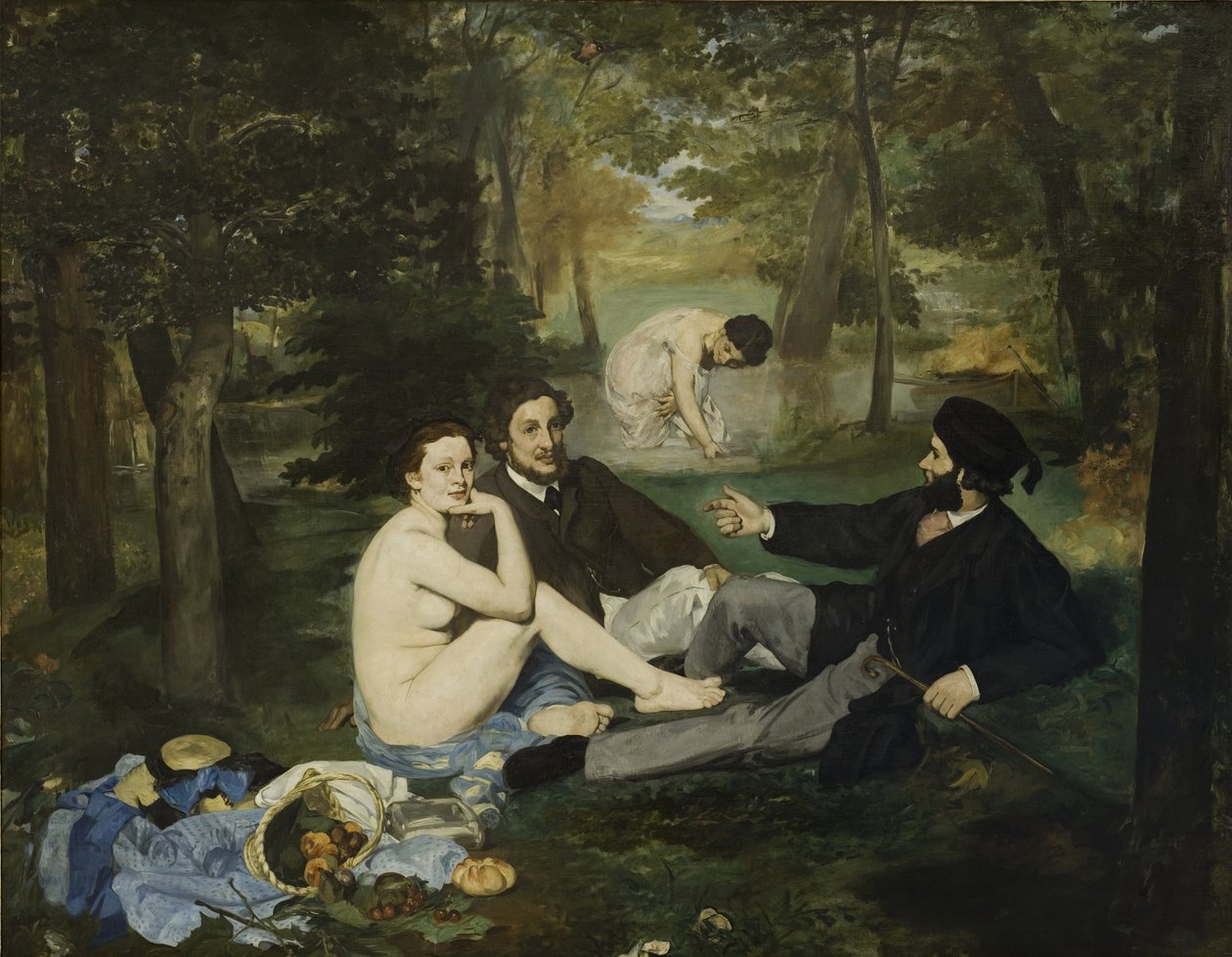 O almoço na grama, 1863 de Édouard Manet