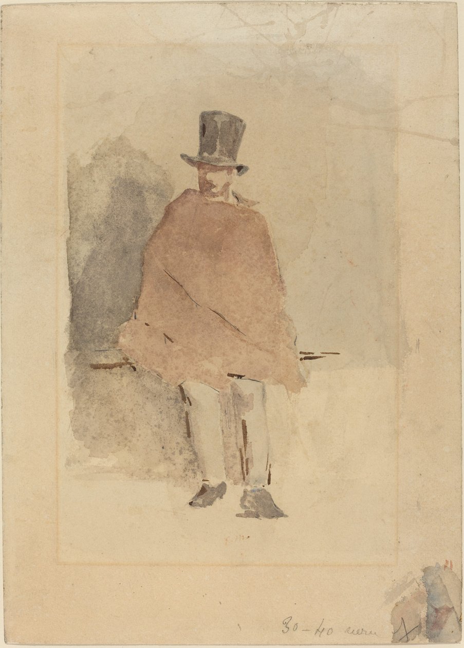 O homem do chapéu alto de Édouard Manet