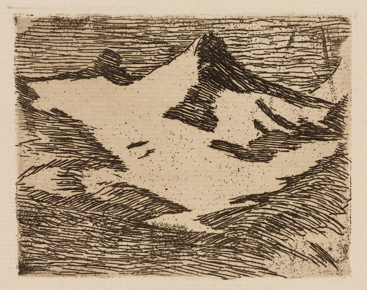A Montanha, placa 2 de Le Fleuve de Édouard Manet