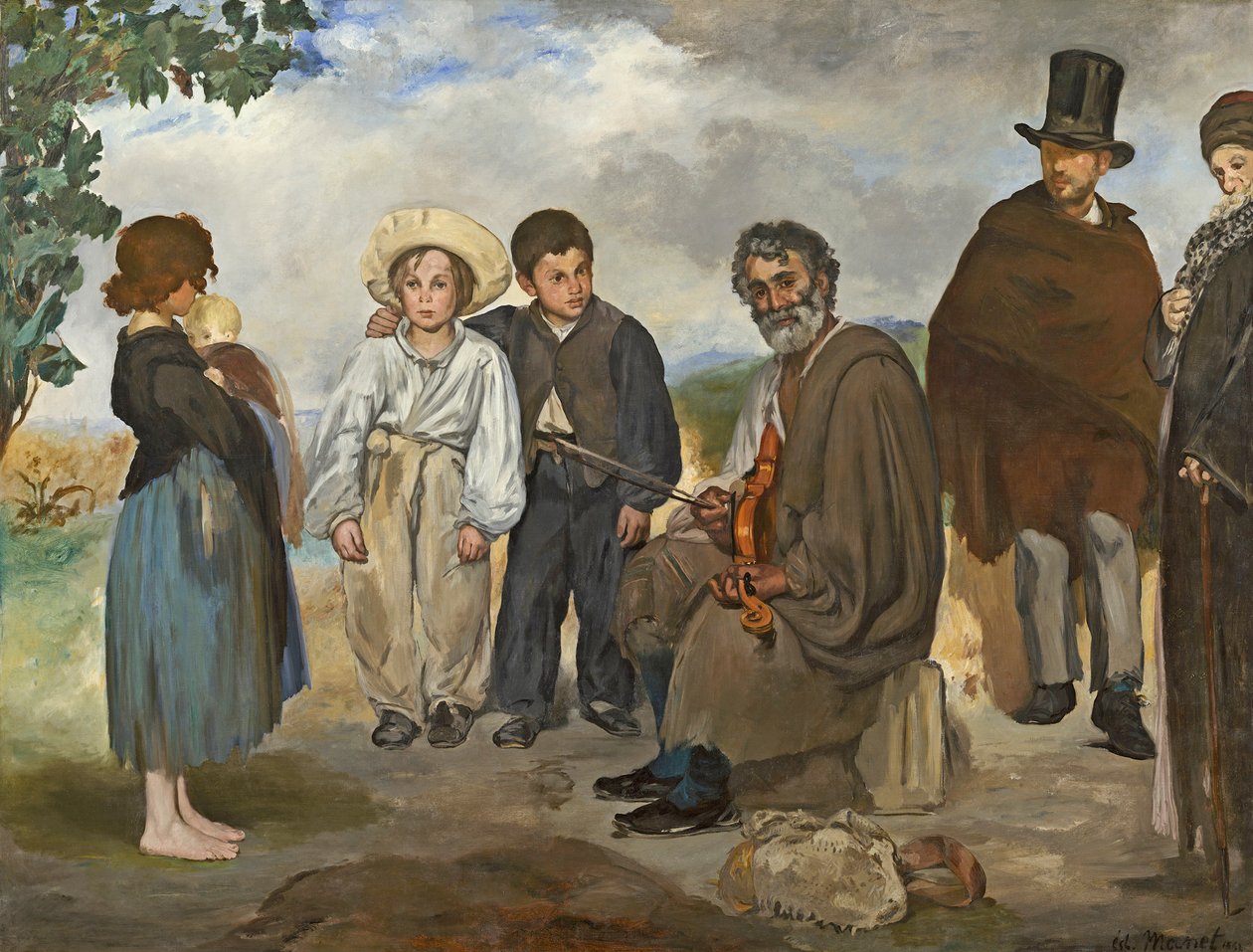 O velho músico de Édouard Manet