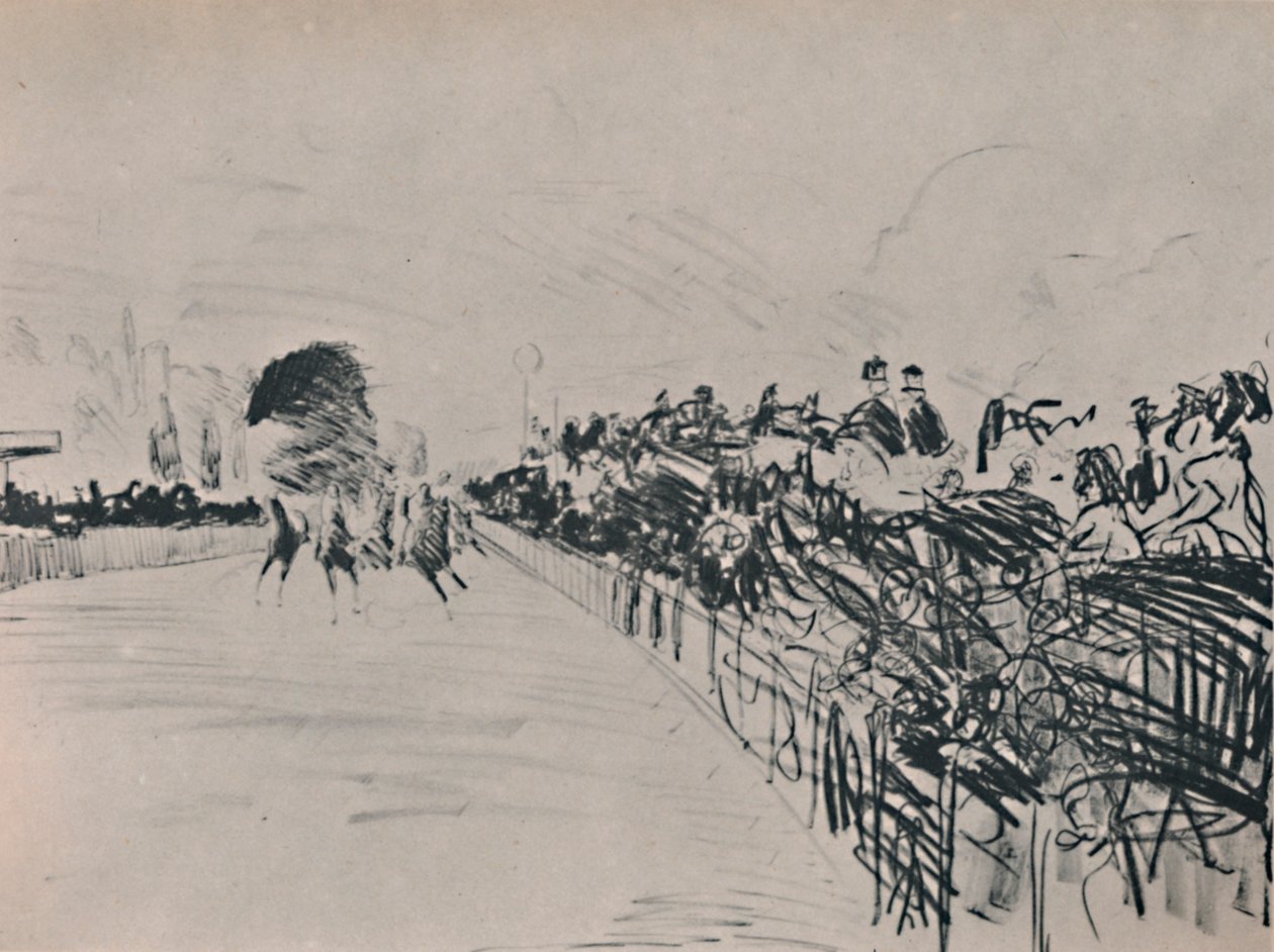 The Races, 1865-1872, 1946. de Édouard Manet