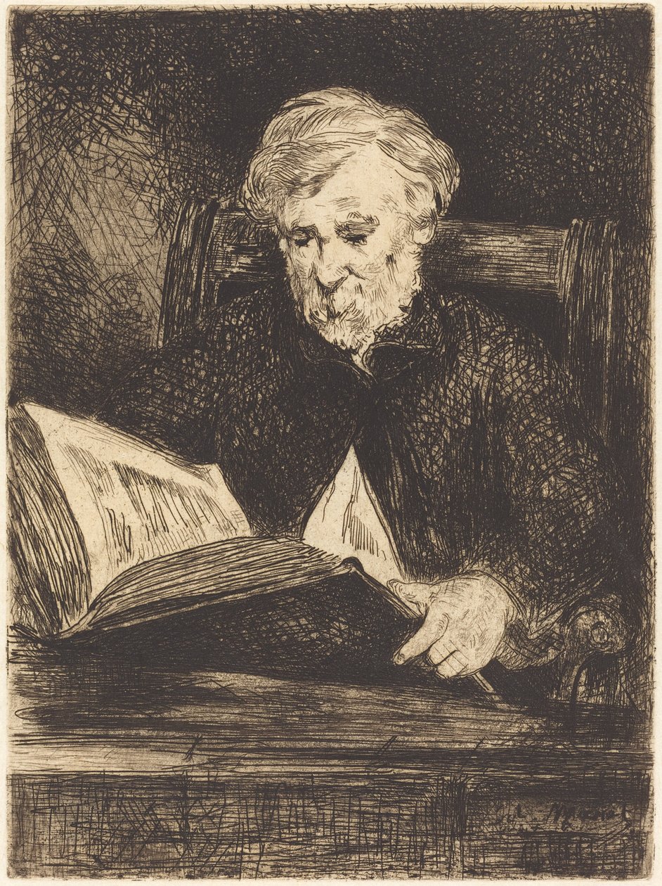 O Leitor (Le Liseur) de Édouard Manet