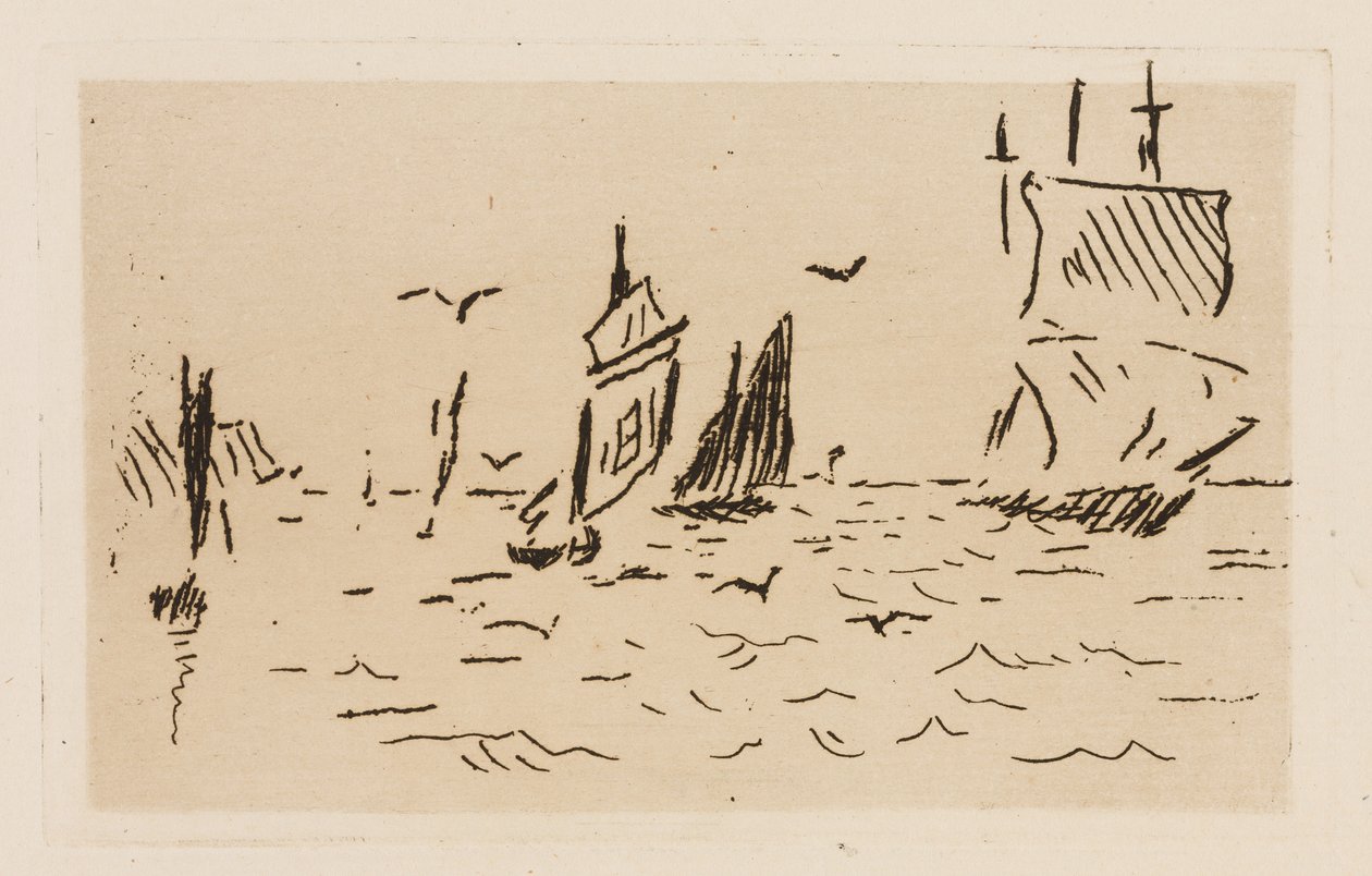 O Mar, chapa 7 de Le Fleuve de Édouard Manet