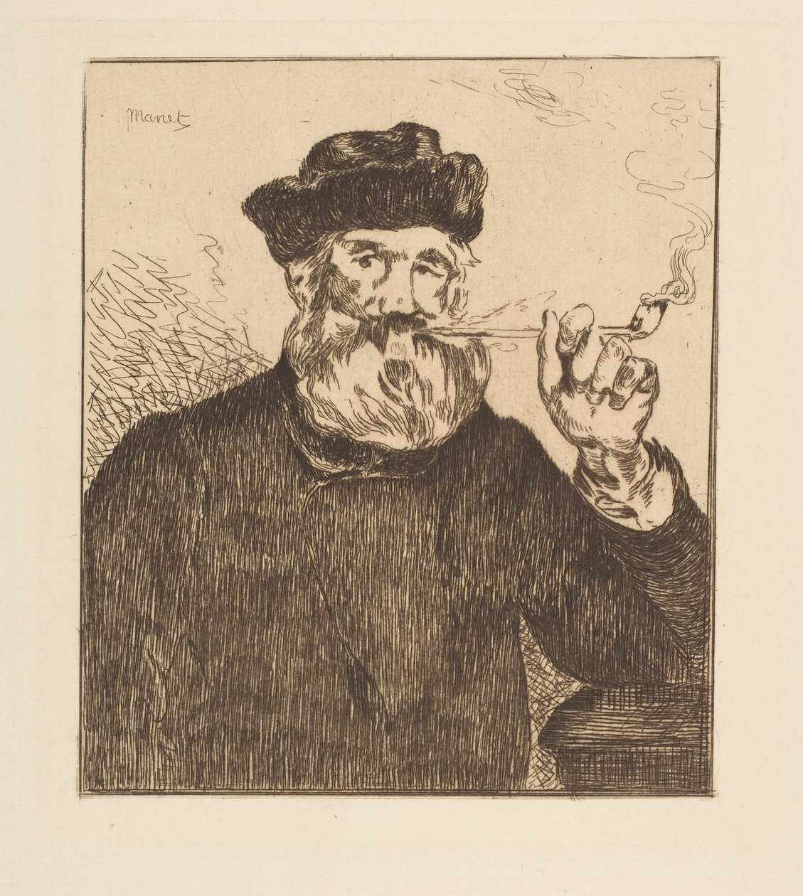 O fumante. de Édouard Manet