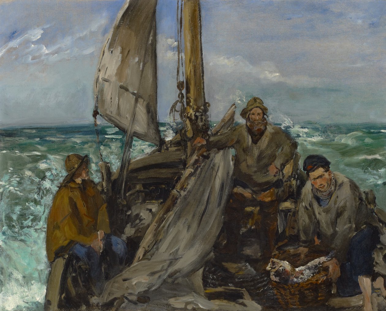 Os trabalhadores do mar de Édouard Manet