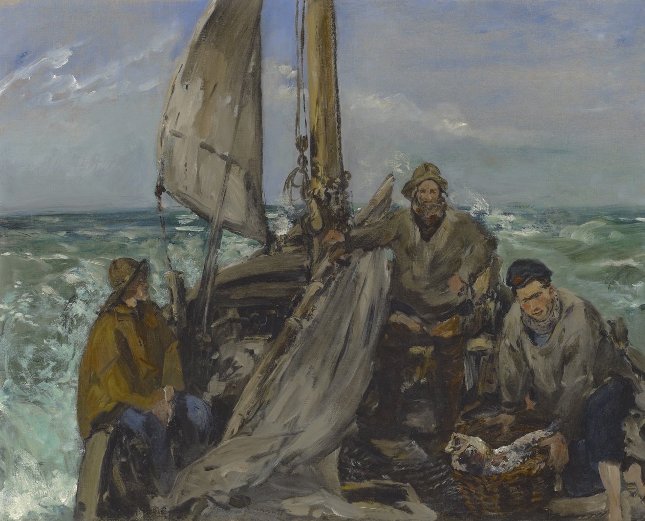 Os trabalhadores do mar de Édouard Manet