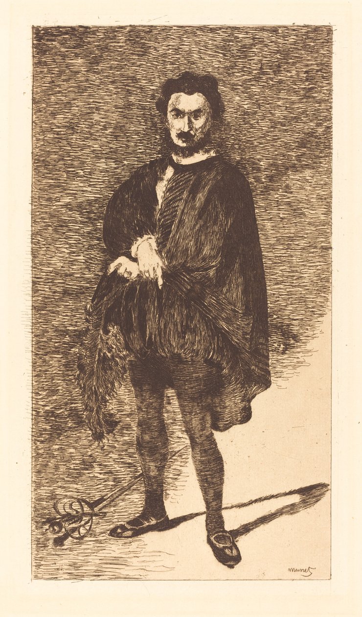 O ator trágico de Édouard Manet