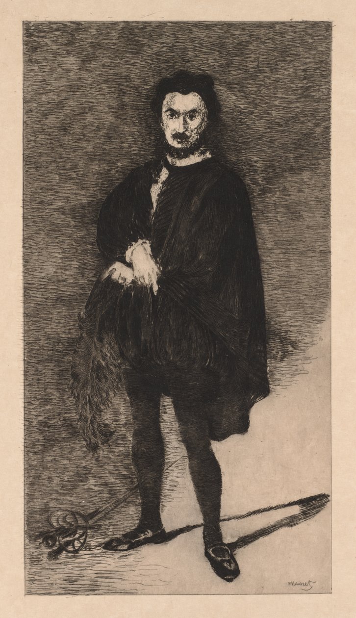 O ator trágico de Édouard Manet