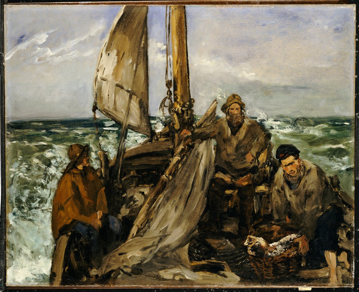 Os Trabalhadores do Mar, 1873 de Édouard Manet
