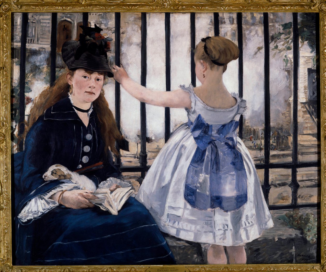 O caminho de ferro (ou gare Saint Lazare) de Édouard Manet