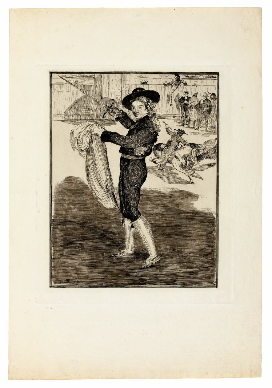 Victorine Meurent no Traje de uma "Espada" de Édouard Manet