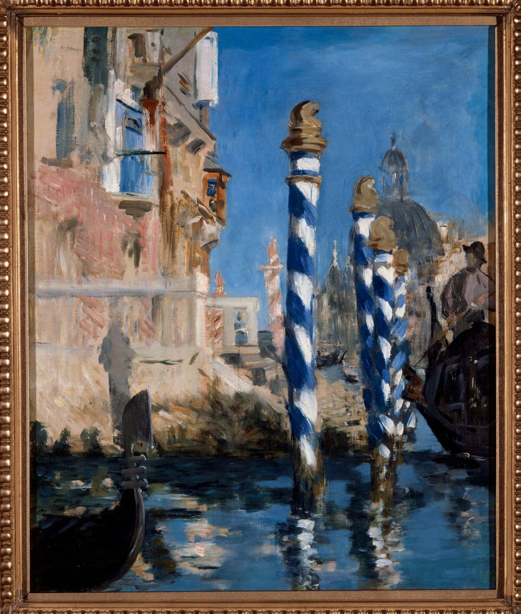 Vista do Grande Canal em Veneza Pintura de Edward Manet (1832-1883) 1875. Coleção Particular - Vista do Grande Canal de Veneza (também chamado "Veneza Azul"). Pintura de Edouard Manet (1832-1883) de Édouard Manet
