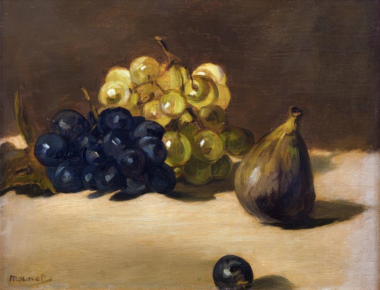 Uvas e figos de Édouard Manet