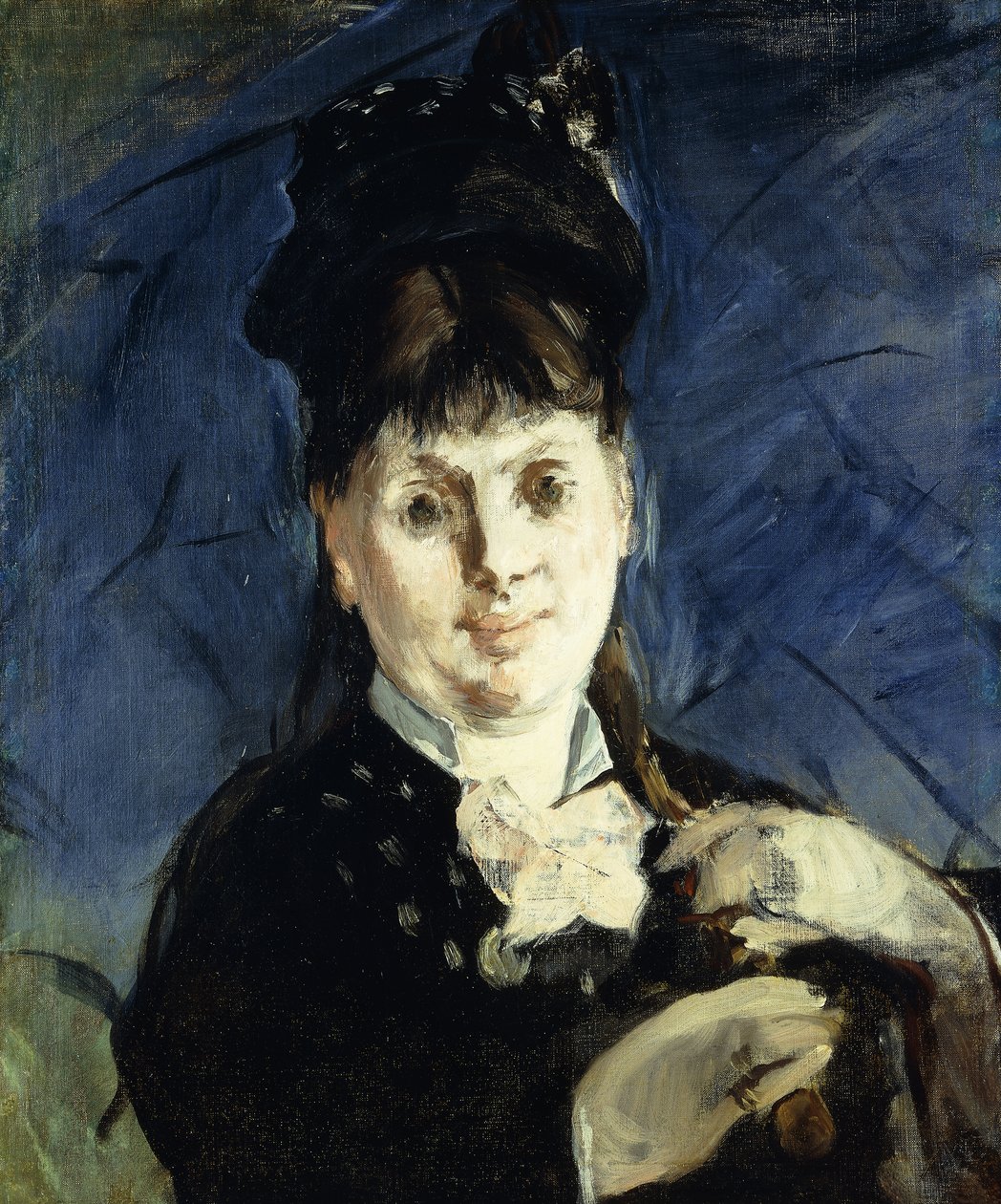 Mulher e um guarda-chuva; A mulher com o guarda-chuva, c.1875 de Édouard Manet