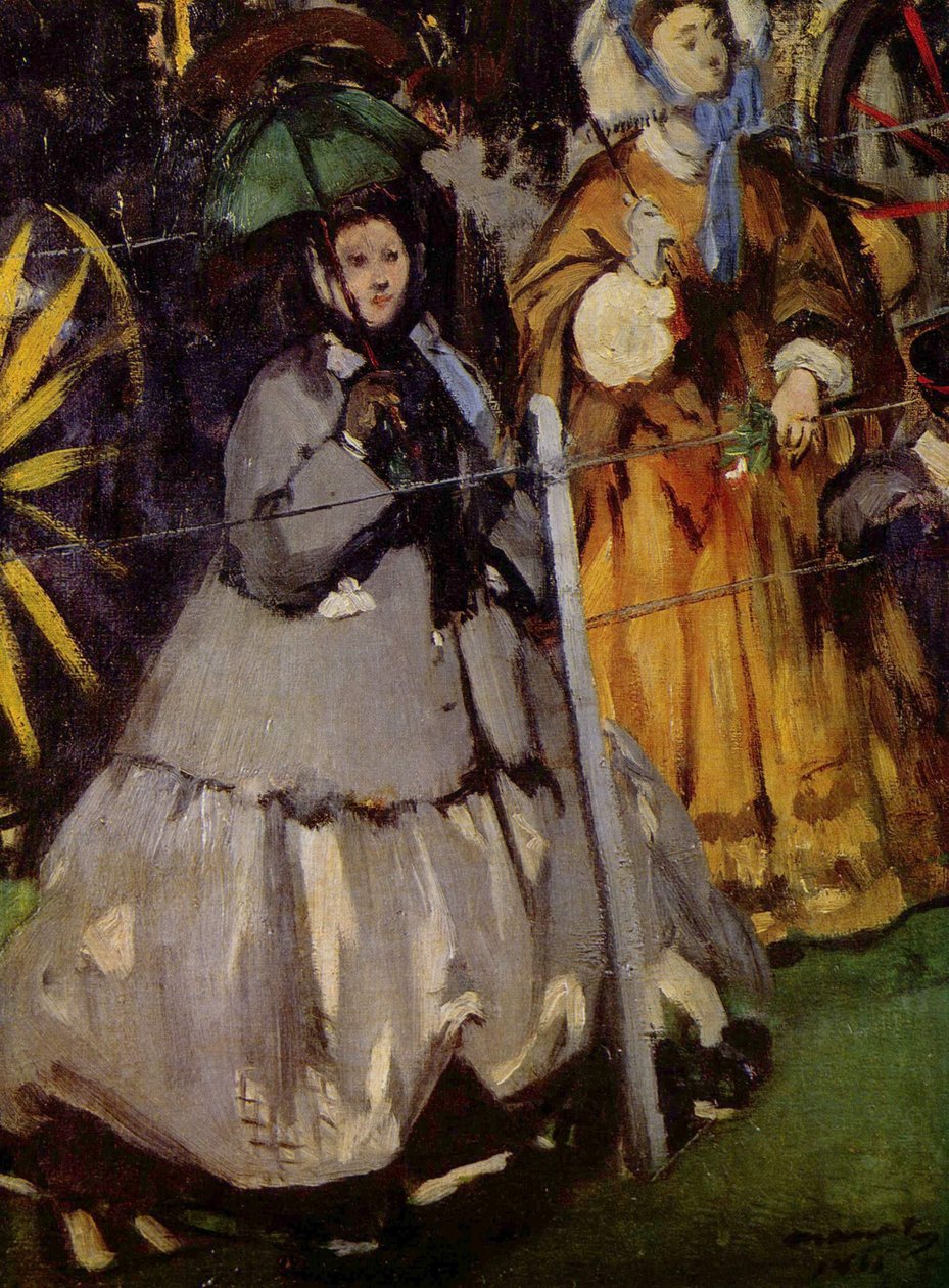 Mulheres nas corridas de Édouard Manet
