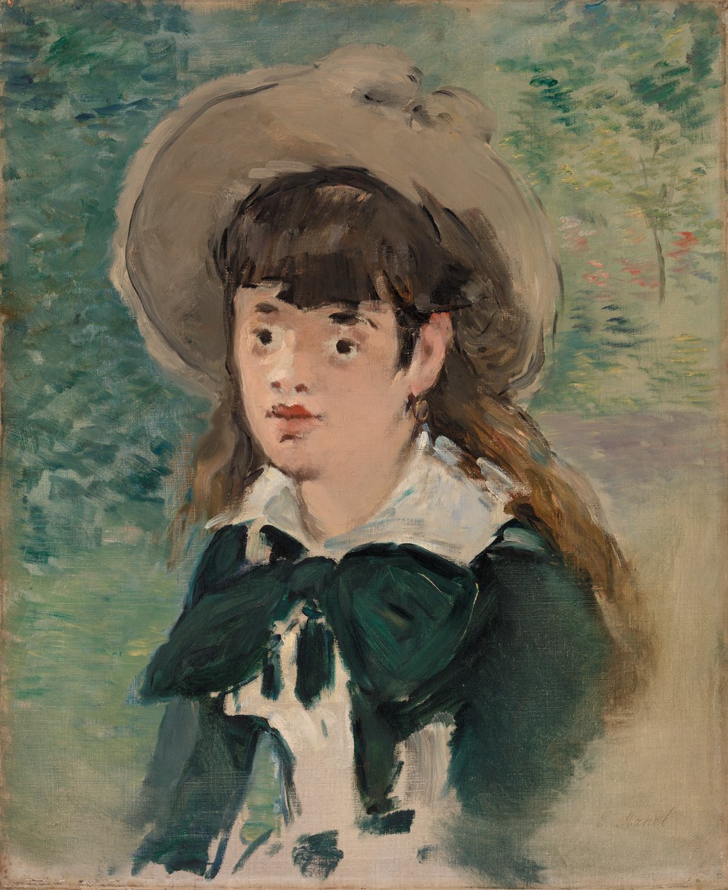 Menina numa Bancada de Édouard Manet