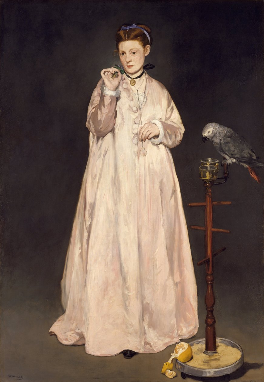 Moça em 1866, 1866 de Édouard Manet