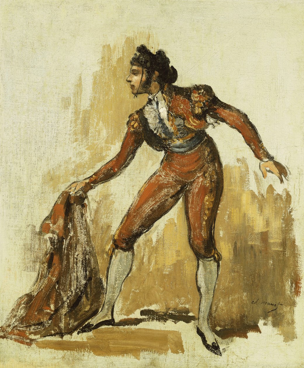 Jovem em traje de tourada, 1862 de Édouard Manet