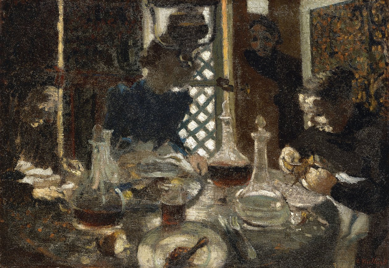 Uma mesa de Edouard Vuillard