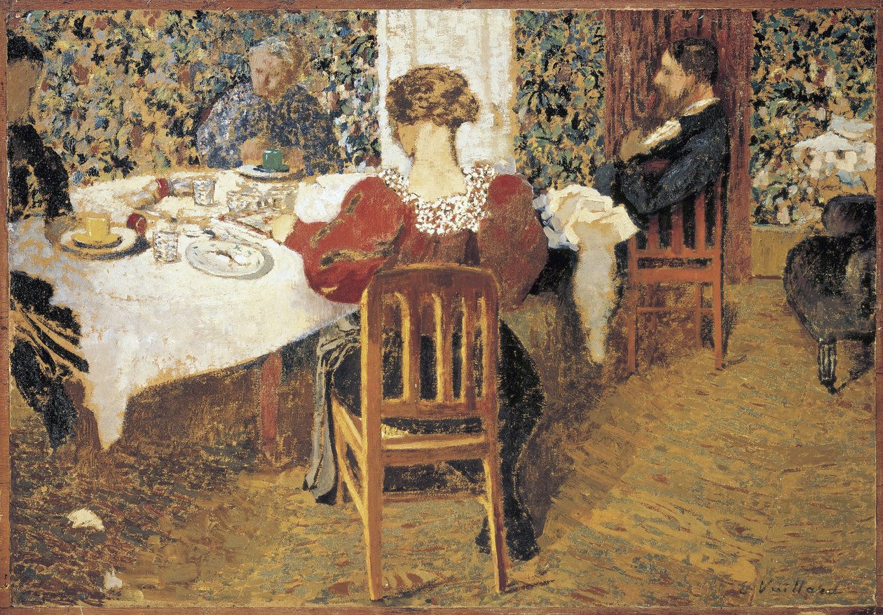 Uma mesa (Le Dejeuner) por Vuillard, Edouard (1868-1940) de Edouard Vuillard