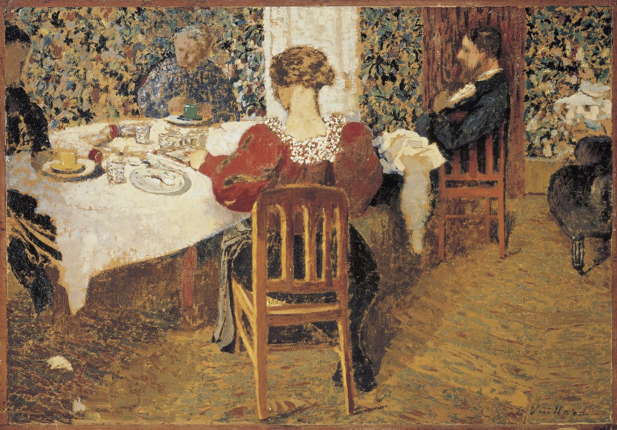 À mesa Le Dejeuner, 1892 de Edouard Vuillard