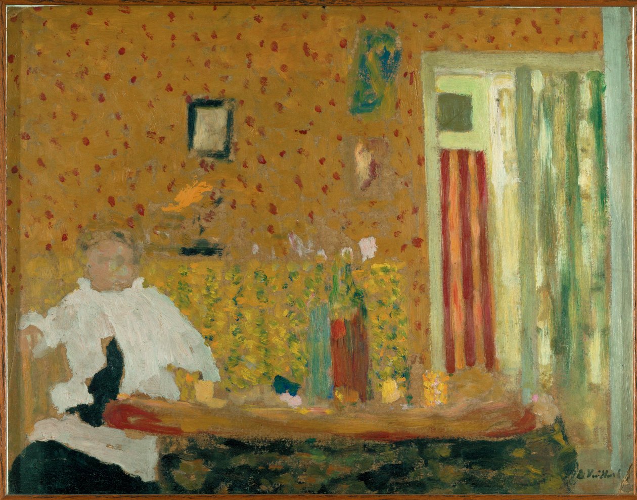 Depois da refeição (cartão) de Edouard Vuillard