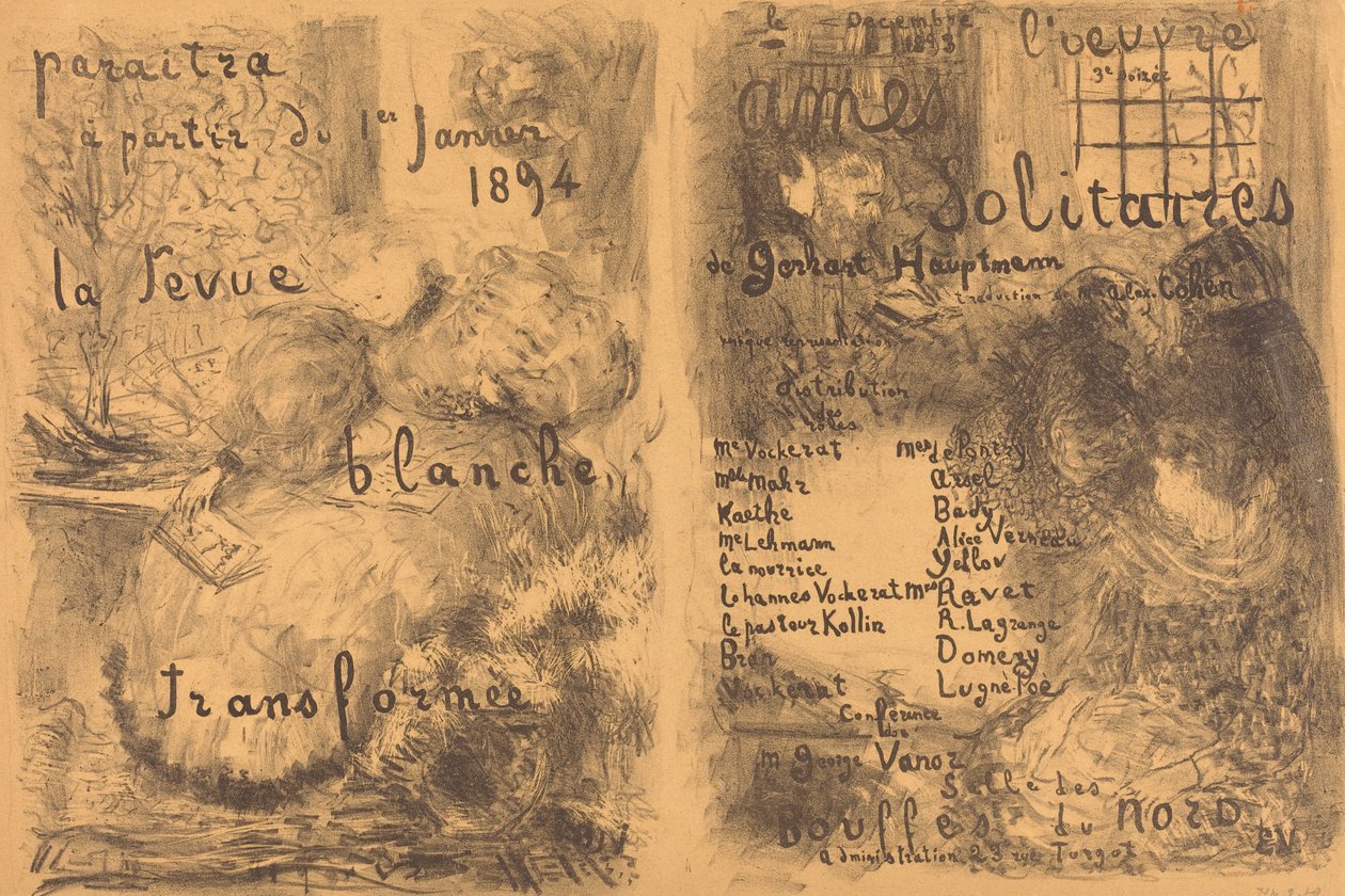 almas solitárias de Edouard Vuillard