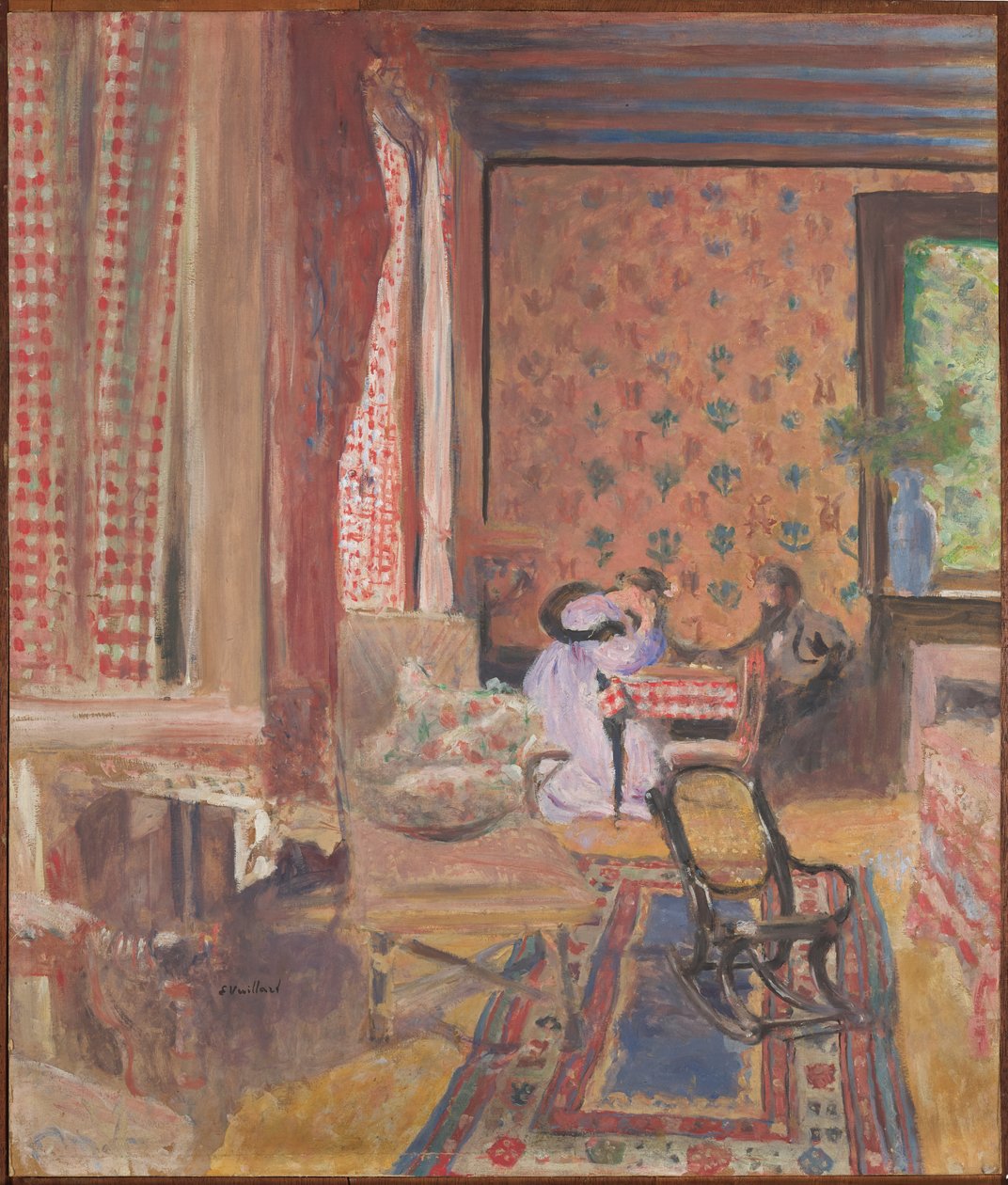 No jogo de tabuleiro de Edouard Vuillard