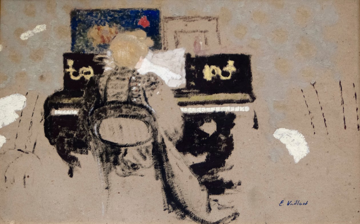 No Piano de Edouard Vuillard