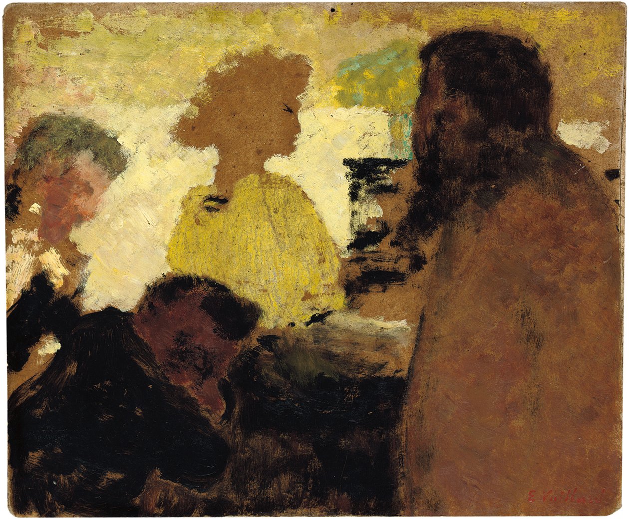 No piano, c.1896 de Edouard Vuillard