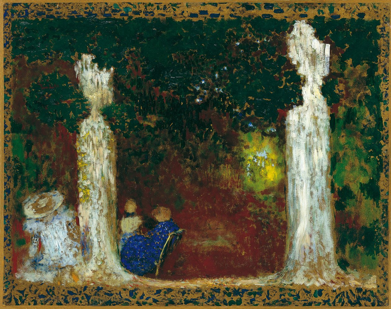 Debaixo das árvores, 1897-1898 de Edouard Vuillard