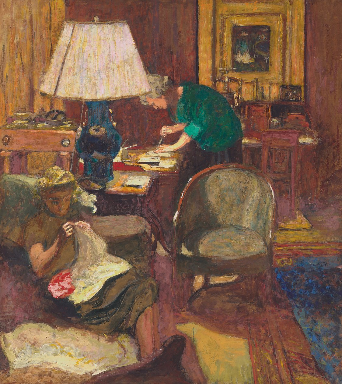 Encadernação; A ligação, c.1934 de Edouard Vuillard