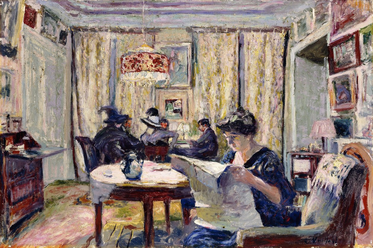 Jogadores de Bridge, c.1911 de Edouard Vuillard