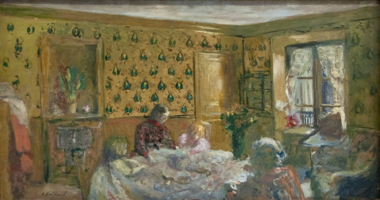 Pela Mesa de Trabalho de Edouard Vuillard