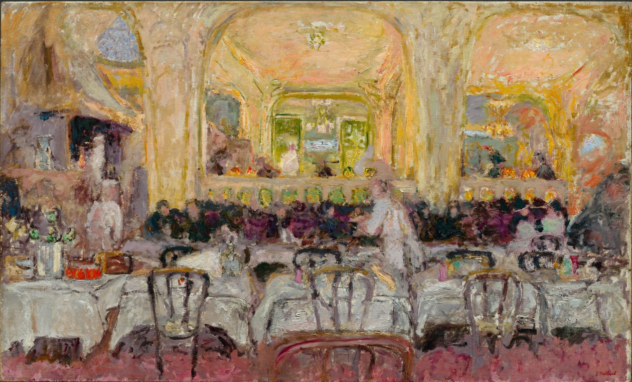 Café Wepler de Edouard Vuillard