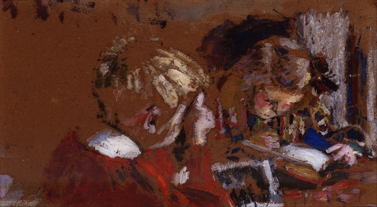 Crianças lendo de Edouard Vuillard