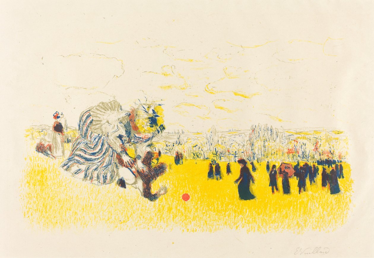 Jogos infantis de passatempo para crianças, publicado em 1897. de Edouard Vuillard