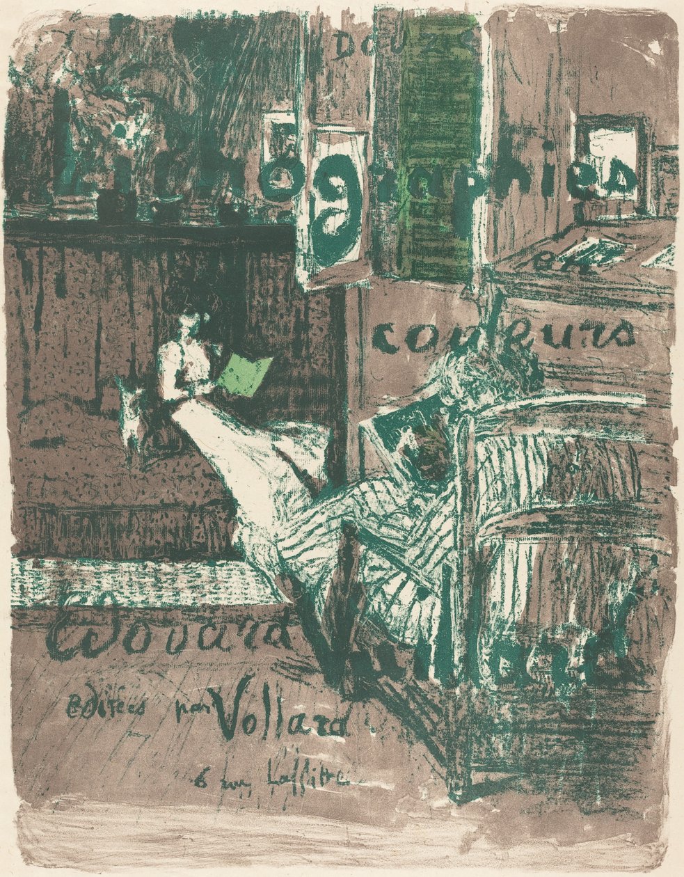 Capa do álbum "Paisagens e interiores" de Edouard Vuillard