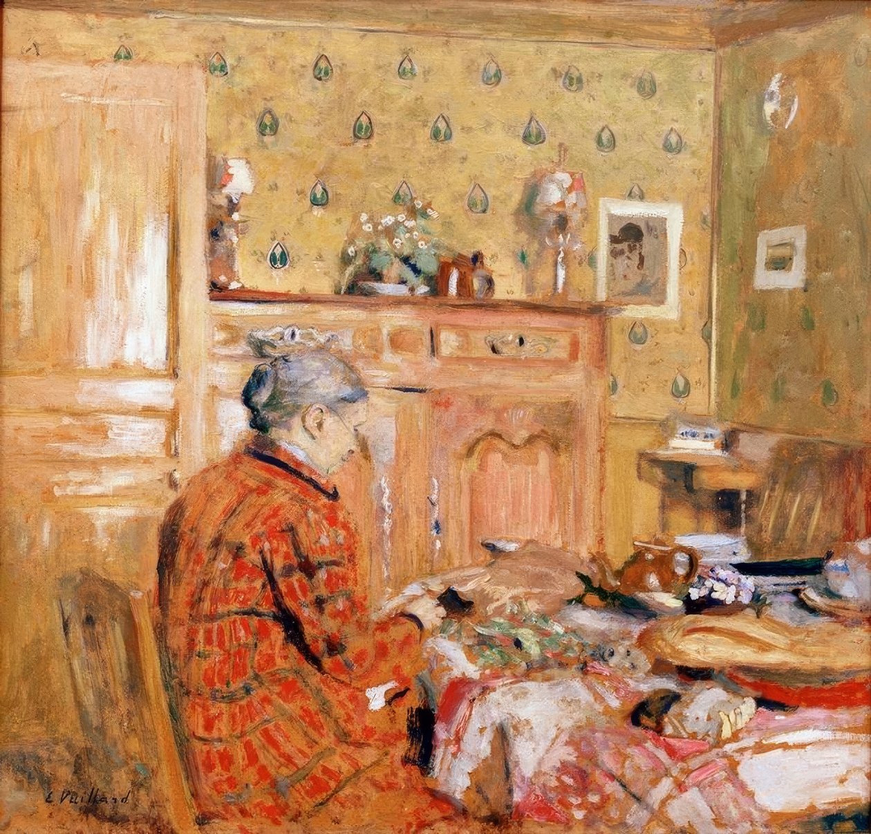 O café da manhã de Edouard Vuillard